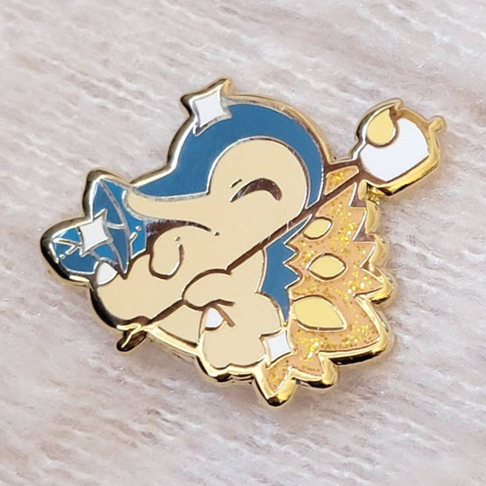 Xhilyn Campfire Shrew Cyndaquil Enamel Pin