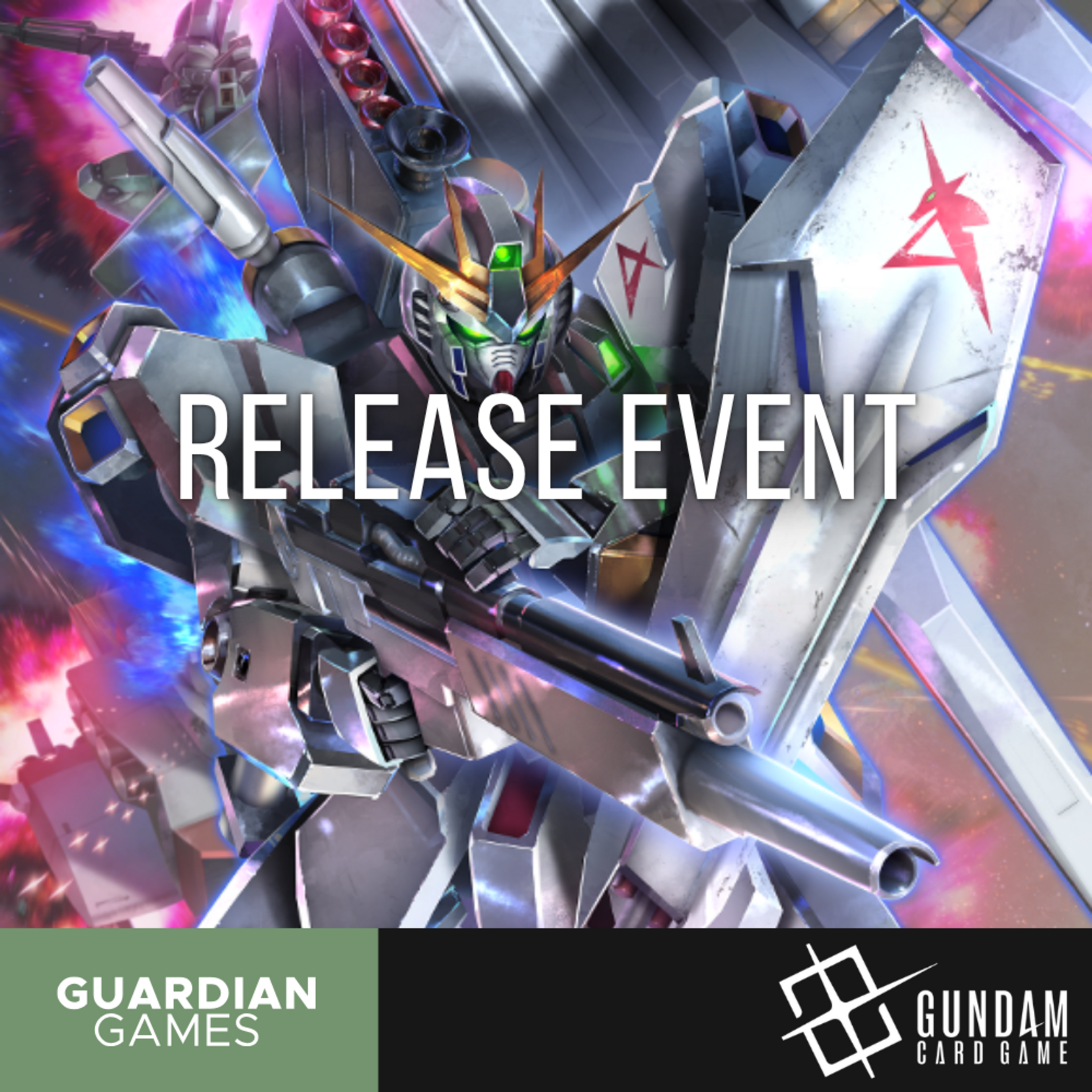 Guardian Games GG Aloha Gundam Card Game Freedom Ascension GD05 Release Ticket Wed July 29 630 pm