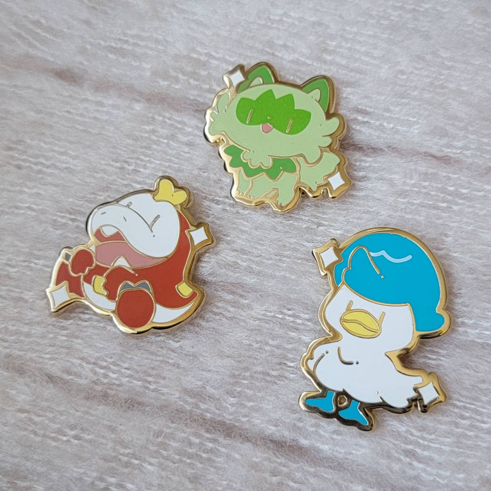 Xhilyn Gen 9 Starter Enamel Pins Mini Mon Series Sprigatito