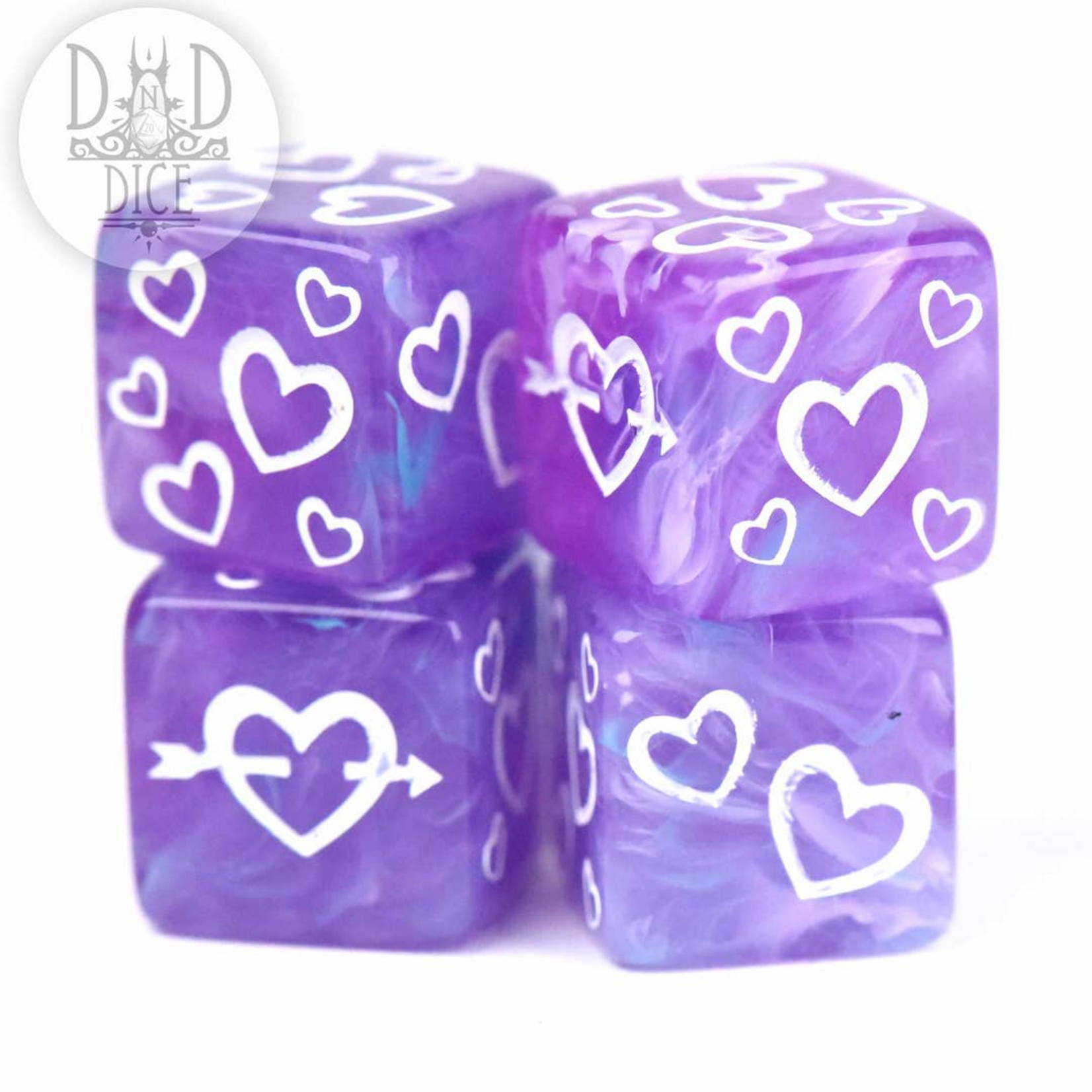 DND Dice DND Dice Emotional Damage 4 d6 die set