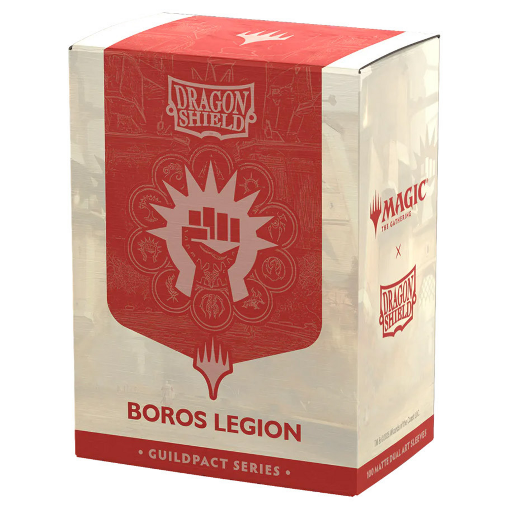 Arcane Tinmen Dragon Shield Art Matte Dual Sleeves Magic Guildpact Boros Legion 100 ct