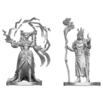 WizKids Dungeons and Dragons Nolzur's Marvelous Minis Human Druid and Elf Sorcerer