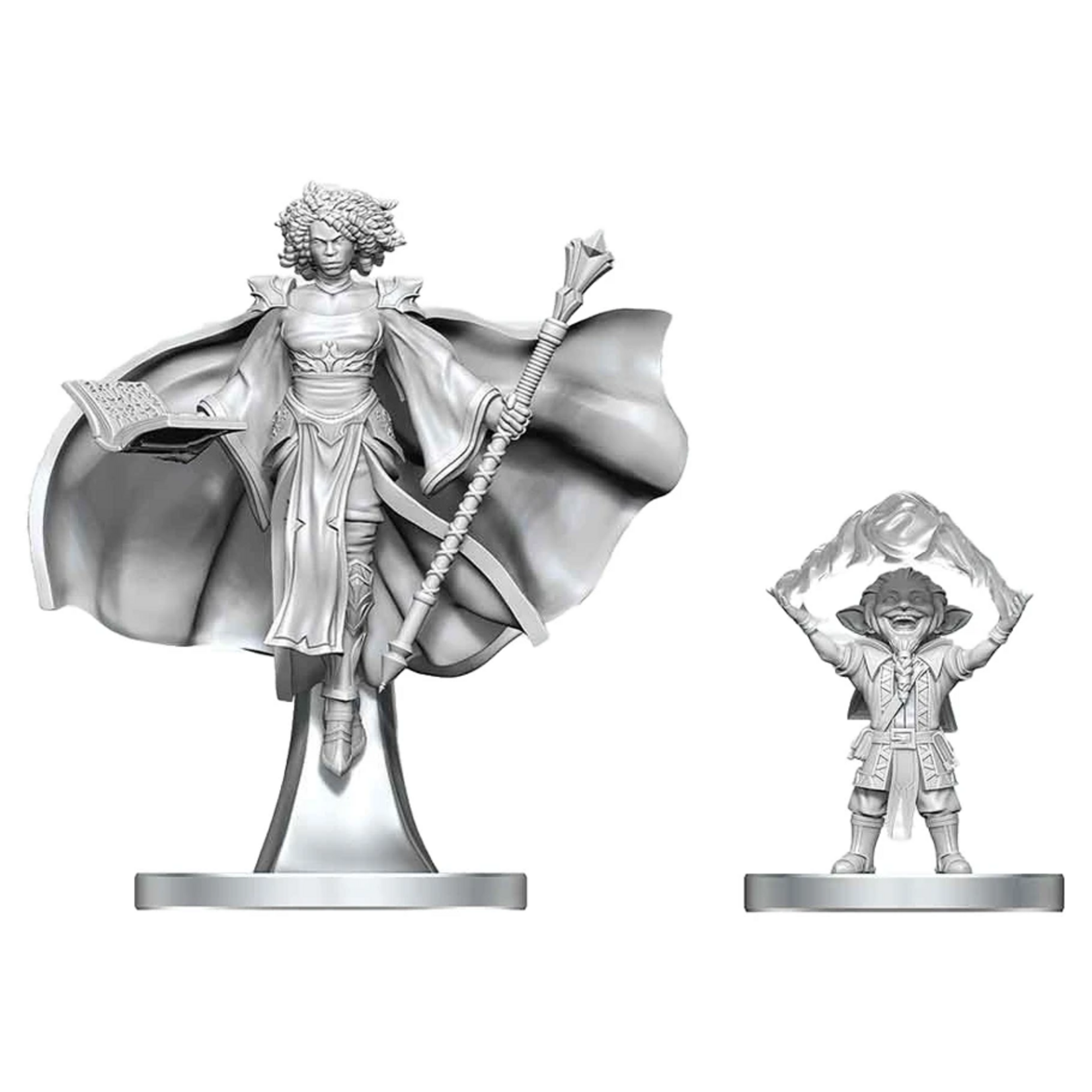 WizKids Dungeons and Dragons Nolzur's Marvelous Minis Gnome Warlock & Aasimar Wizard