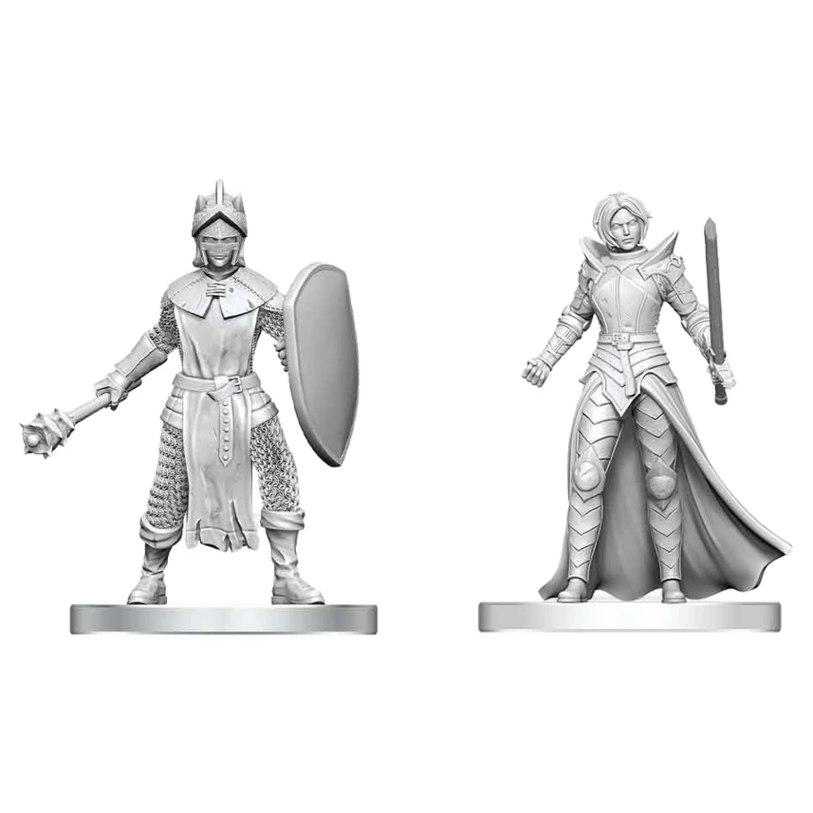 WizKids Dungeons and Dragons Nolzur's Marvelous Minis Black Gauntlet and Zhentilar Paladin of Bane