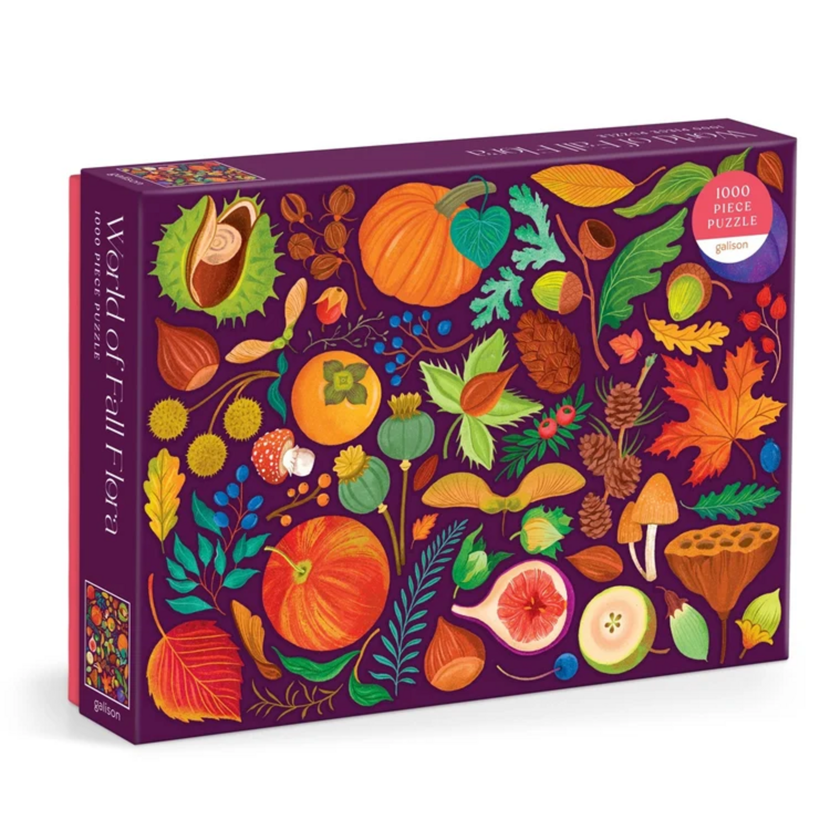 Galison 1000 pc Puzzle World of Fall Flora