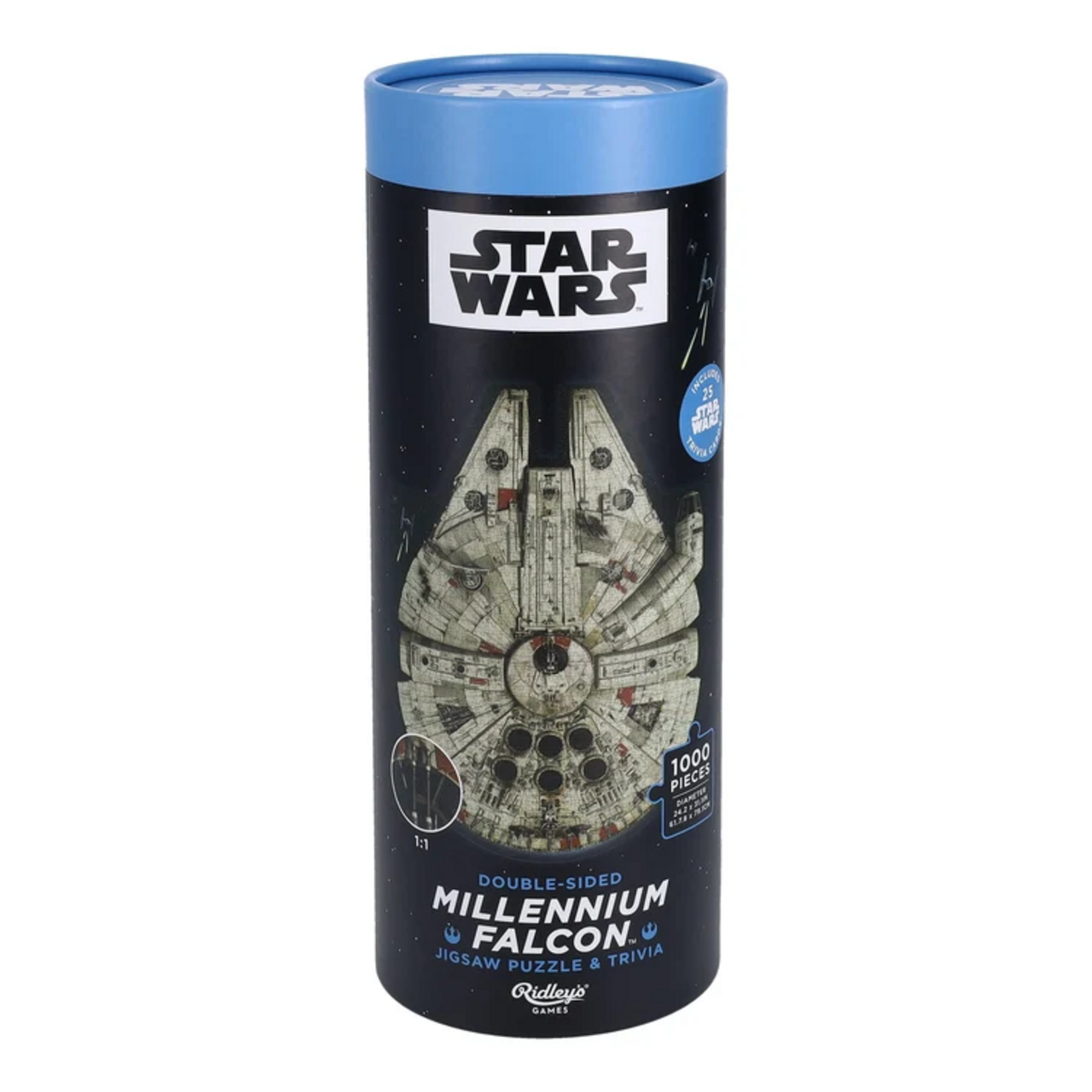 Chronicle Books 1000 pc Puzzle Star Wars Millennium Falcon Jigsaw Puzzle and Trivia