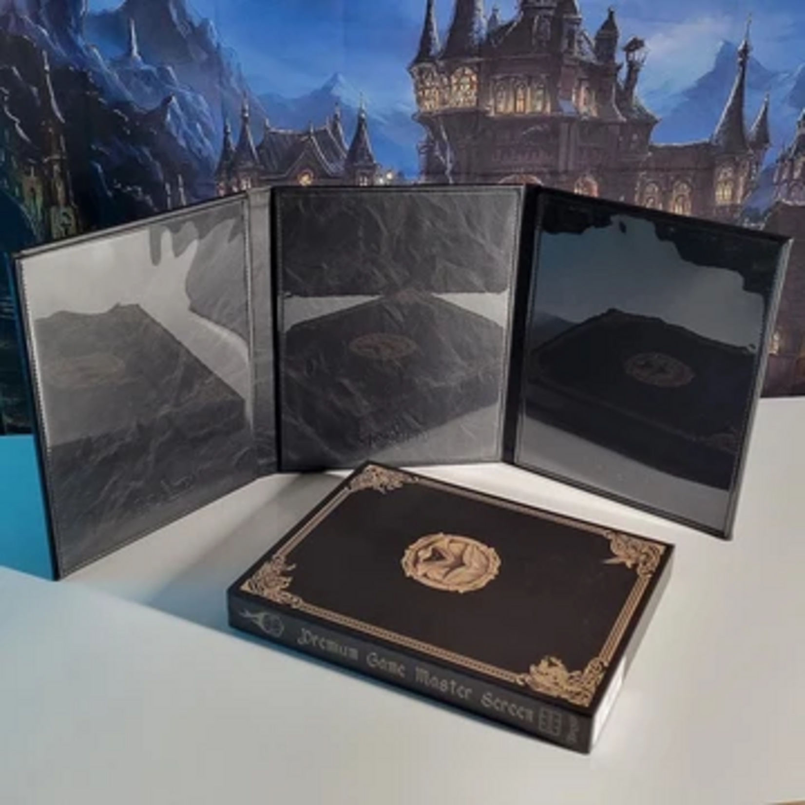 Forged Forged Premium Game Master Screen Portrait Edition Black