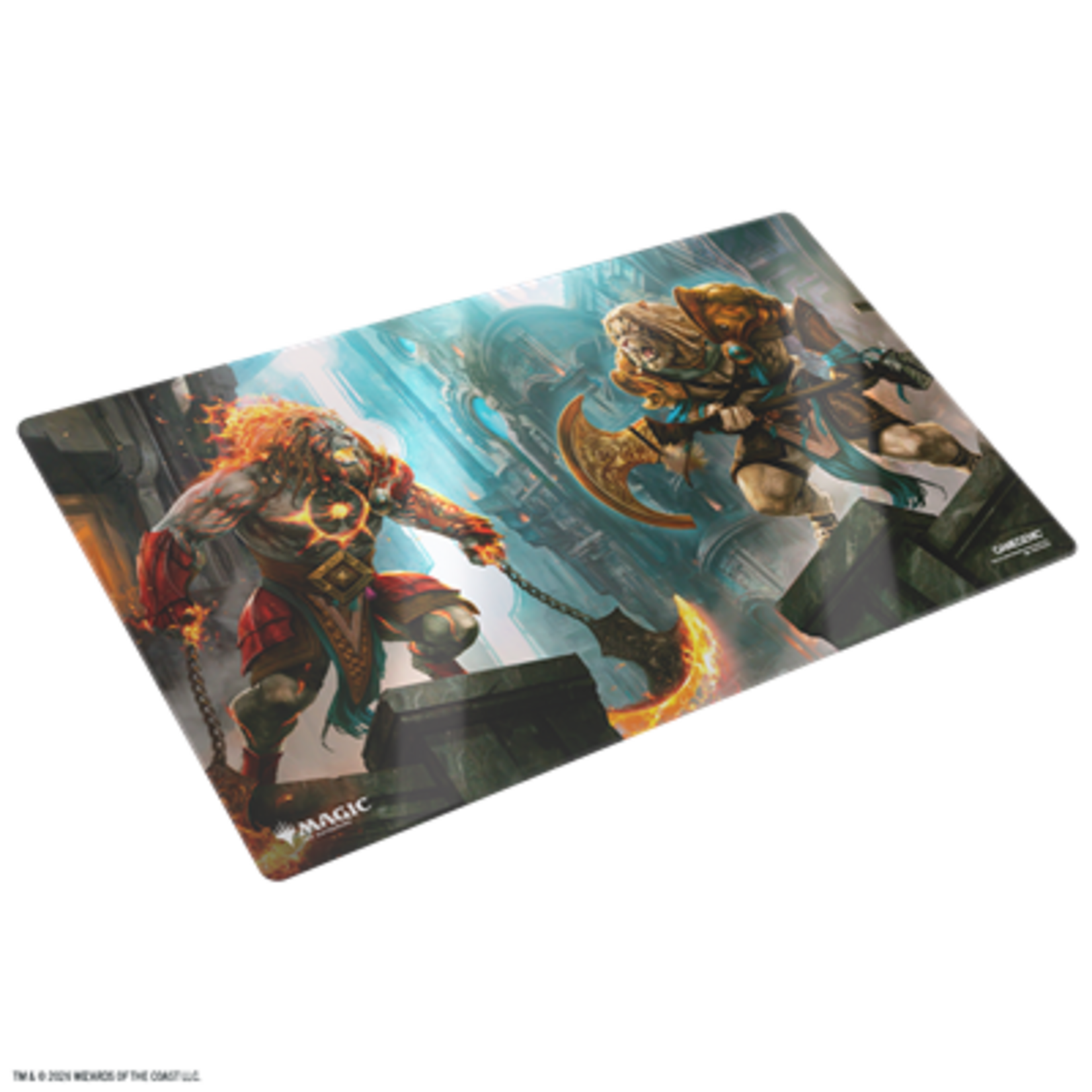Gamegenic GameGenic Prime Shiny Playmat MTG Reality Fracture Ajani Path of Vengeance Ajani Counterattack
