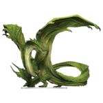 WizKids Dungeons and Dragons Icons of the Realms Adult Green Dragon Deceiver