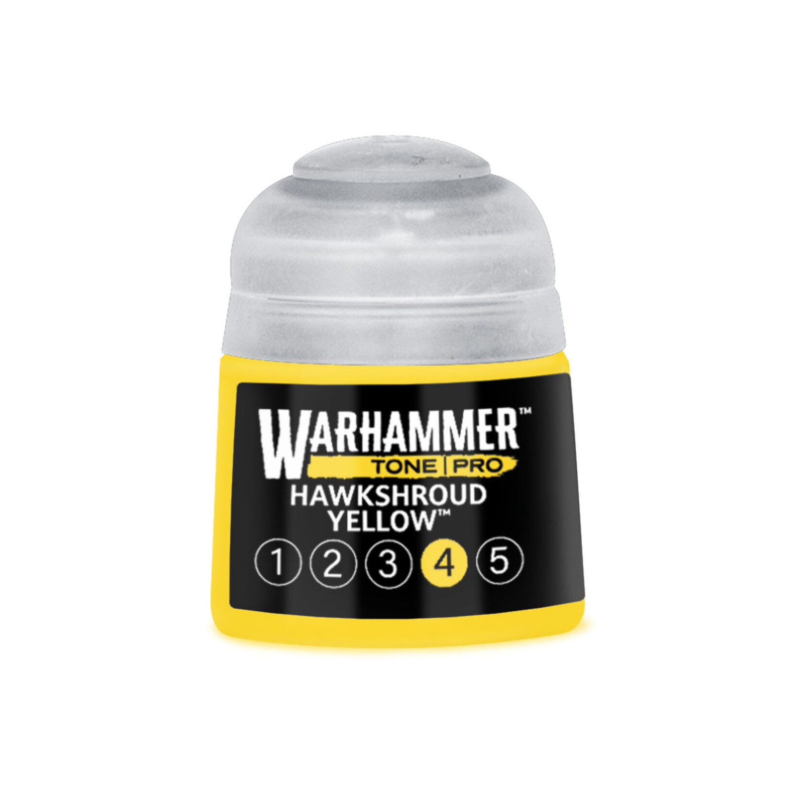Games Workshop Warhammer Tone Pro Hawkshroud Yellow 4 12 ml POT
