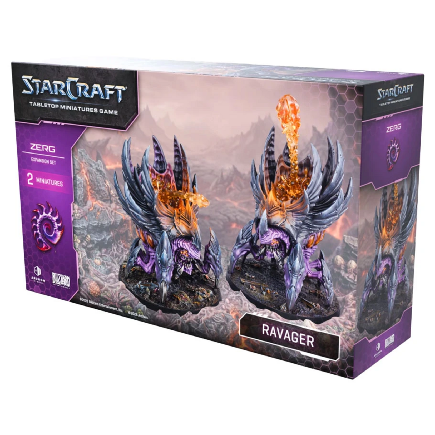 Archon Studios StarCraft Tabletop Miniatures Game Zerg Ravager Expansion Set