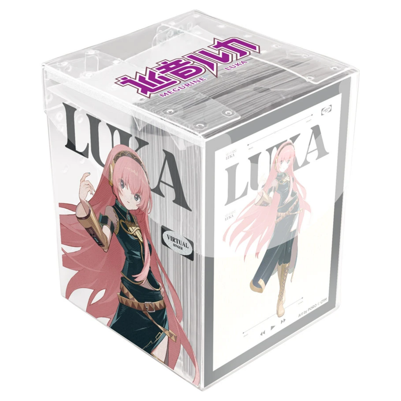 Ultra Pro Ultra Pro Deck Box Sleeve 100 ct Combo Hatsune Miku Retro Soundscapes Luka