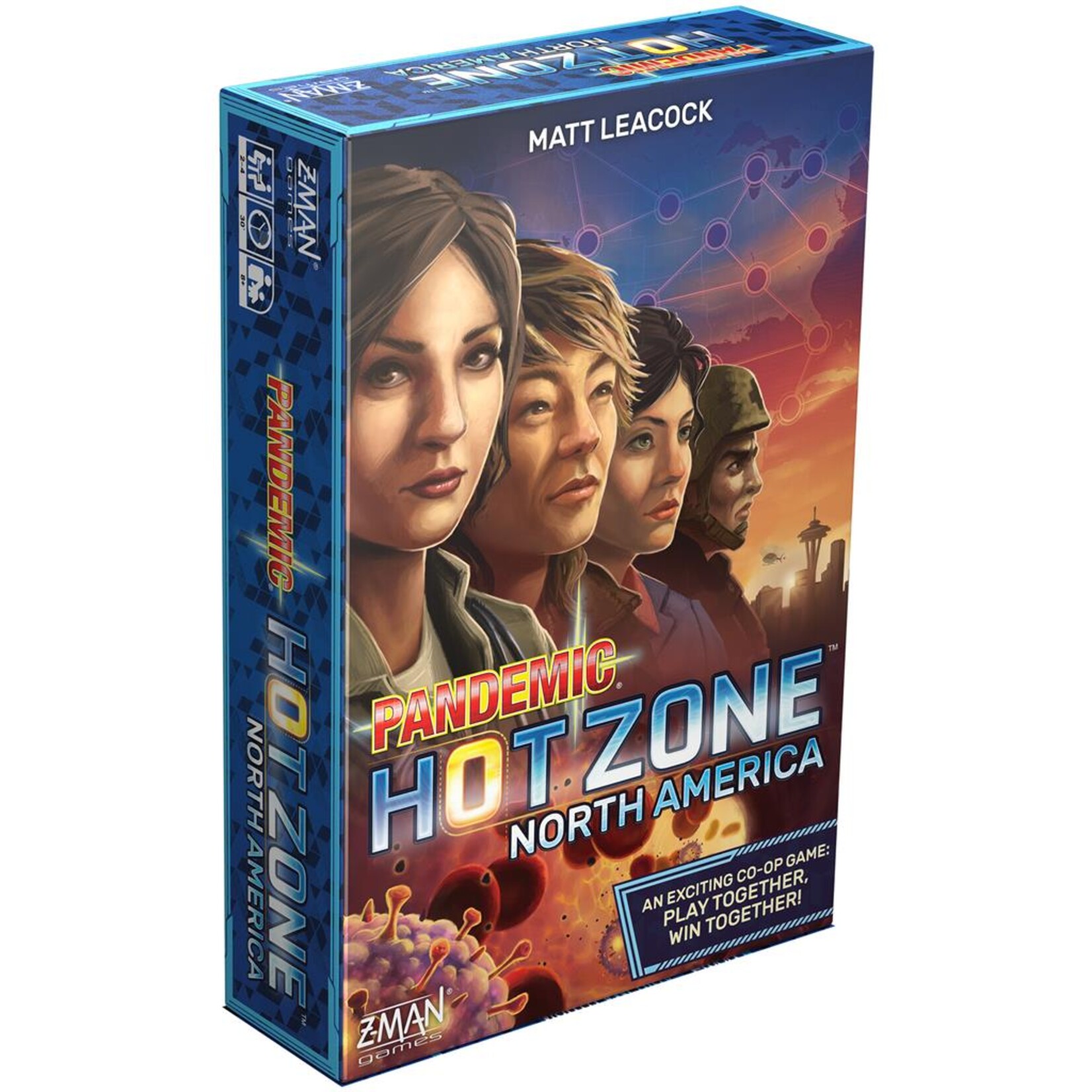 Z-Man Games Pandemic Hot Zone North America