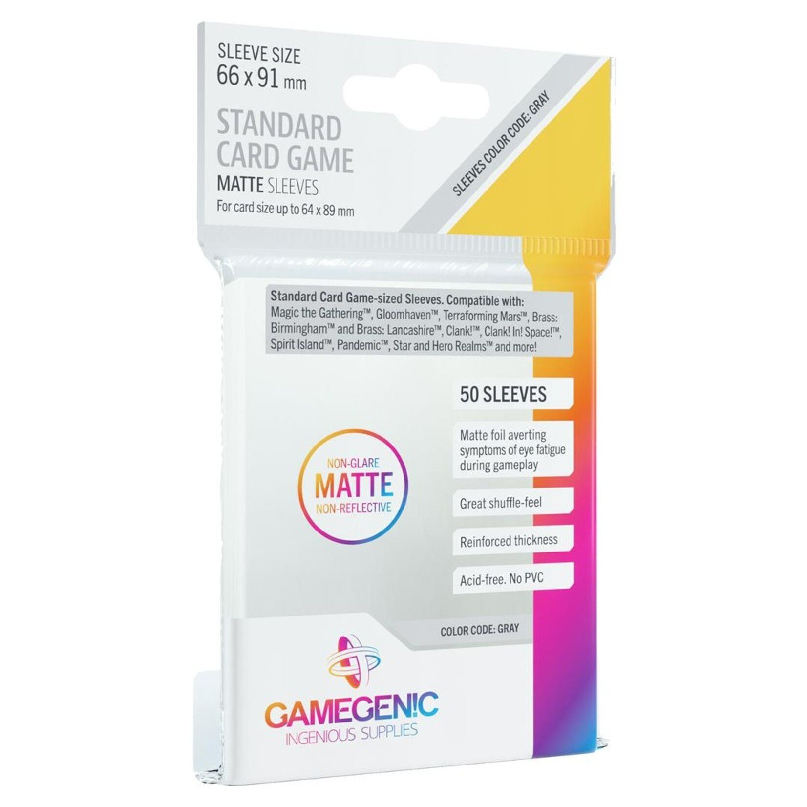 Gamegenic GameGenic Standard Card Game Matte Sleeves