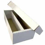 BCW BCW Cardboard Box Shoe Box 2 Row 1600 ct