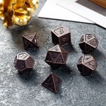 Dice Habit Dice Habit Ancient Copper Metal Polyhedral 7 die set