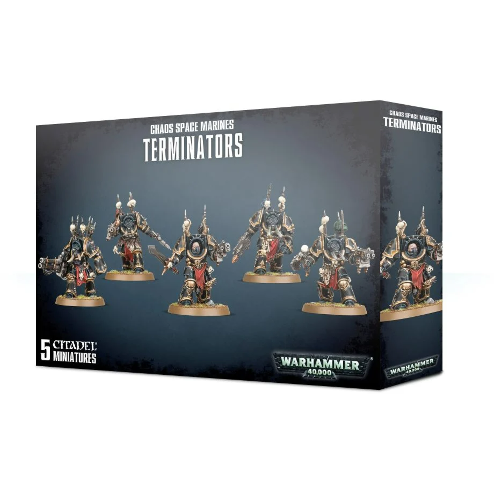 Games Workshop Warhammer 40k Chaos Space Marines Terminators