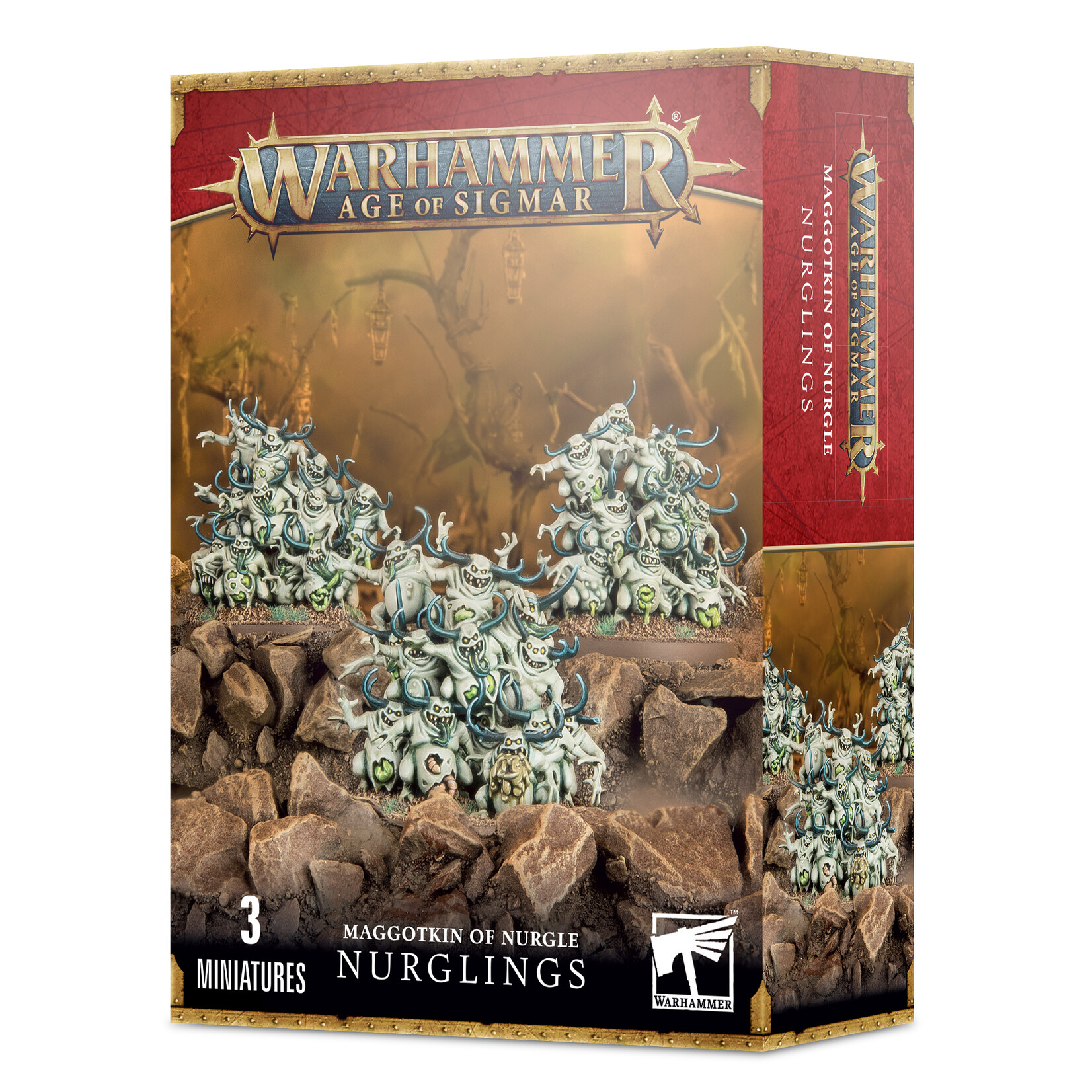 Games Workshop Warhammer Age of Sigmar Chaos Daemons of Nurgle Nurglings