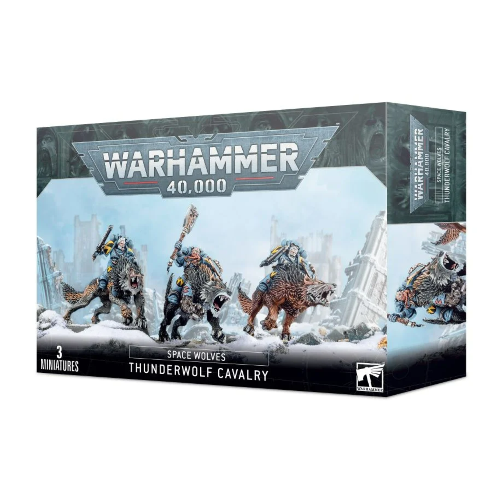 Games Workshop Warhammer 40k Space Marines Space Wolves Thunderwolf Cavalry