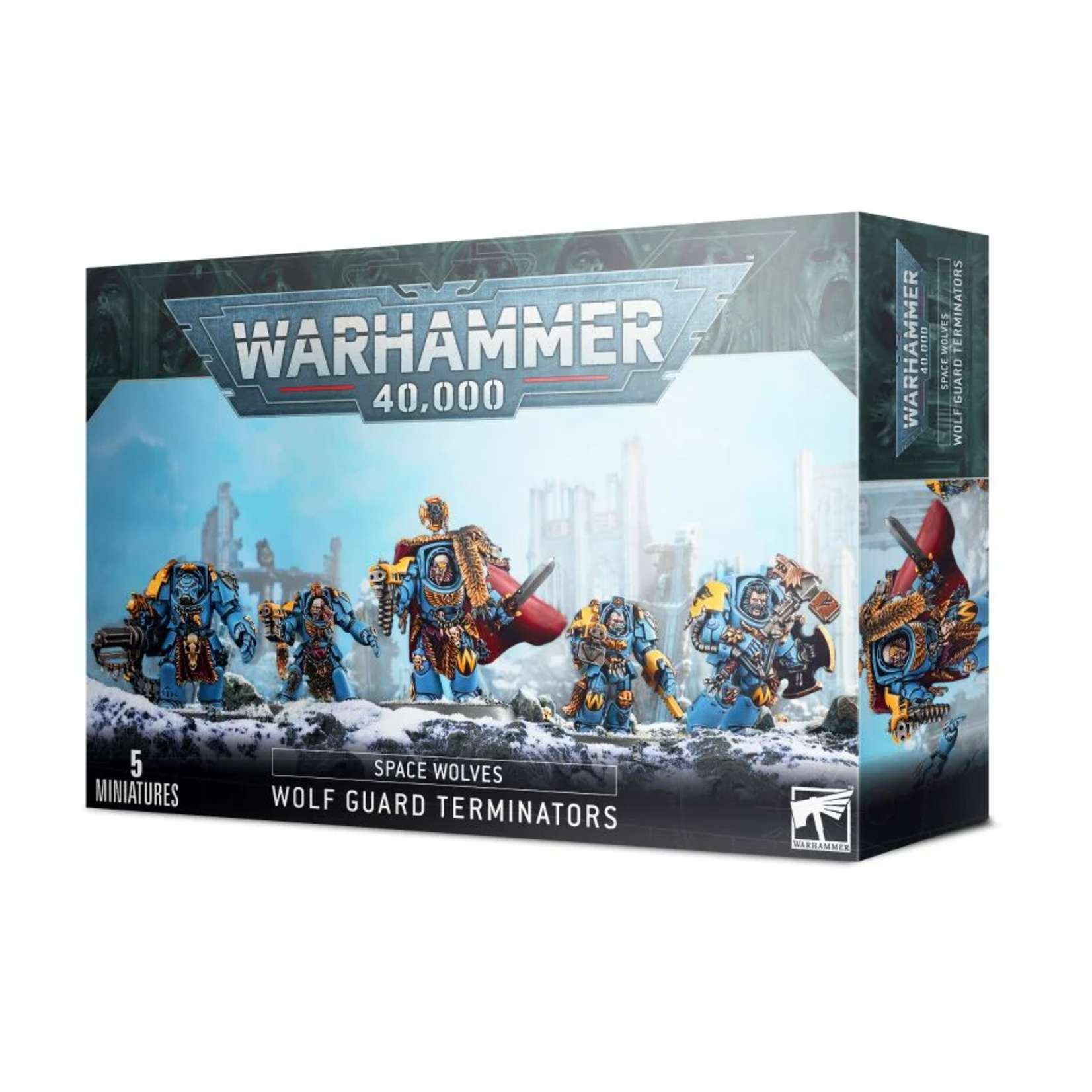 Games Workshop Warhammer 40k Space Marines Space Wolves Wolf Guard Terminators