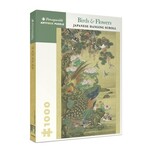 Pomegranate Communications 1000 pc Puzzle Birds and Flowers Japanese Hanging Scroll