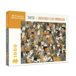 Pomegranate Communications 1000 pc Puzzle Ditz Double Cat Spread