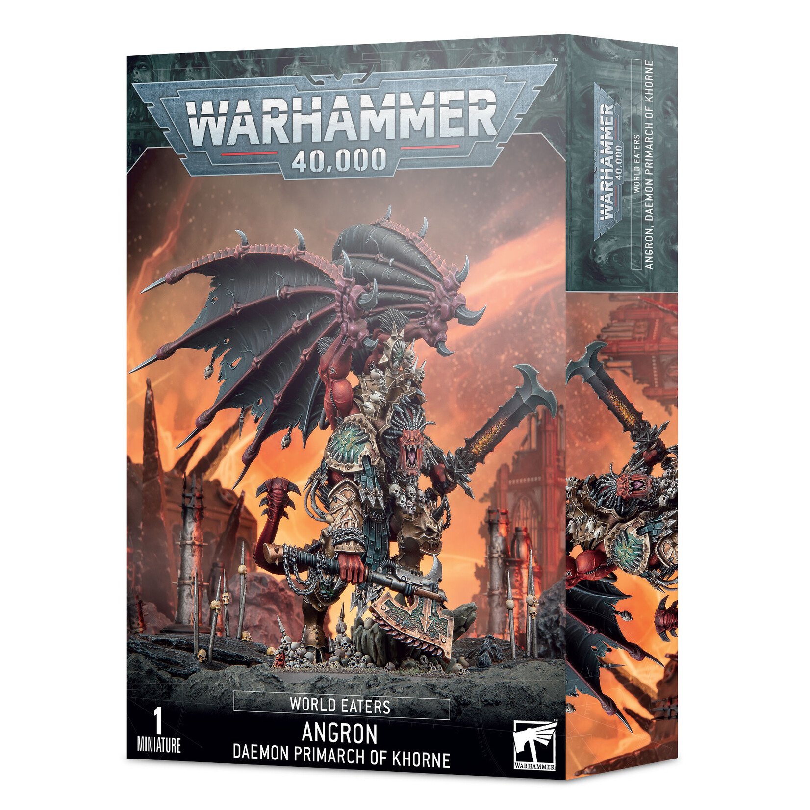 Games Workshop Warhammer 40k Chaos World Eaters Angron Daemon Primarch of Khorne