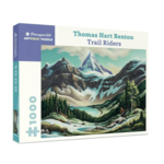 Pomegranate Communications 1000 pc Puzzle Thomas Hart Benton Trail Riders