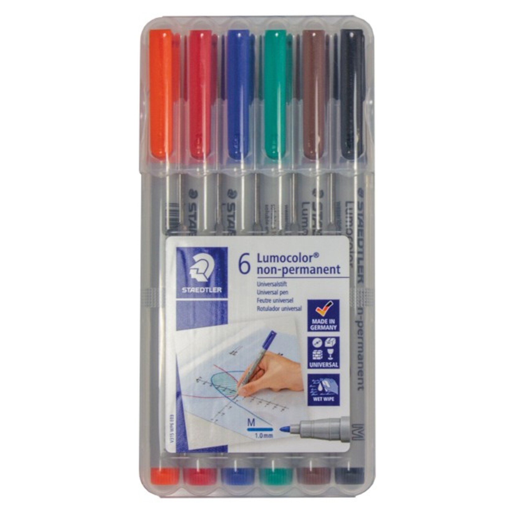 Chessex Wet Erase Mat Marker Set 6 ct