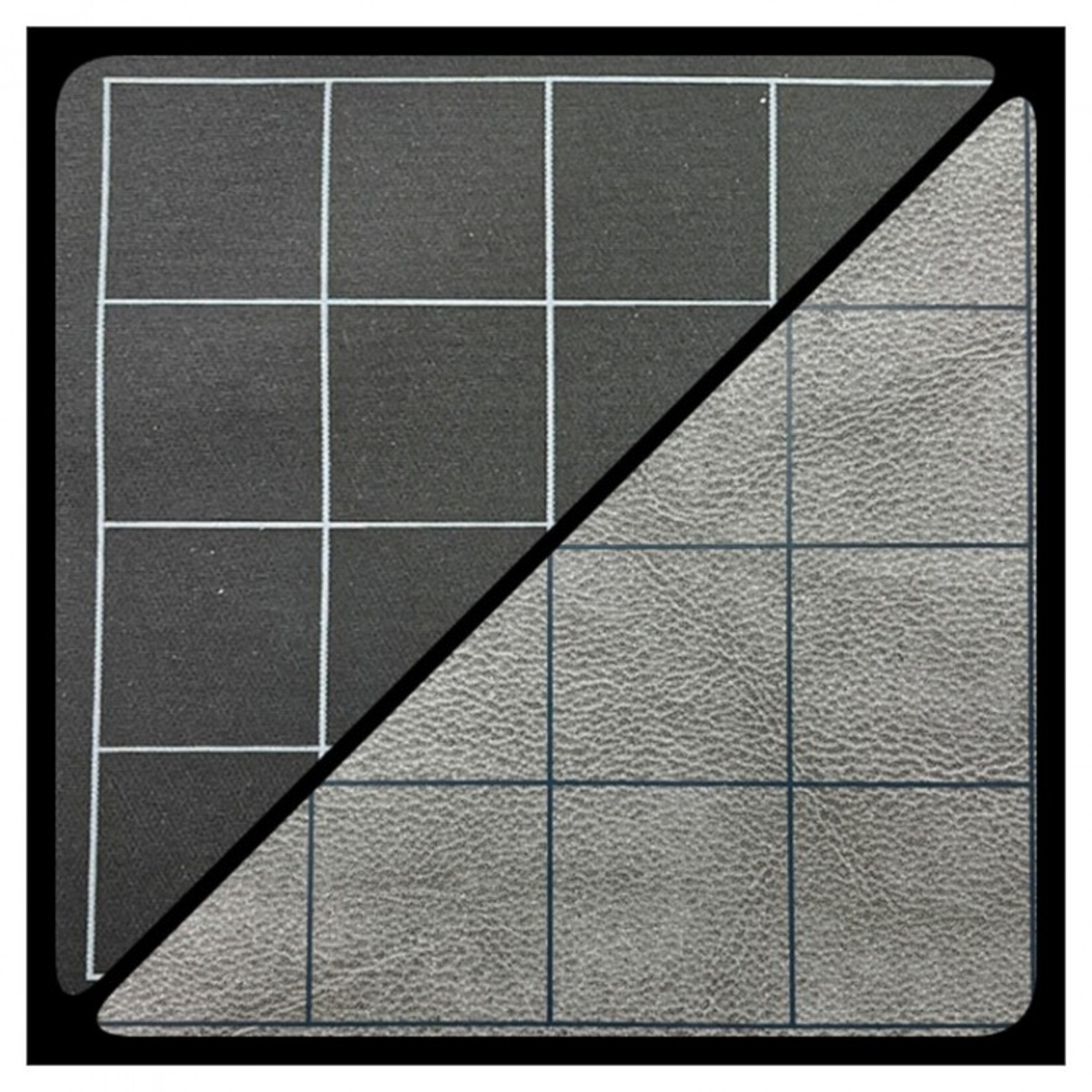 Chessex Chessex Reversible Battlemat 1 in Square Black Grey