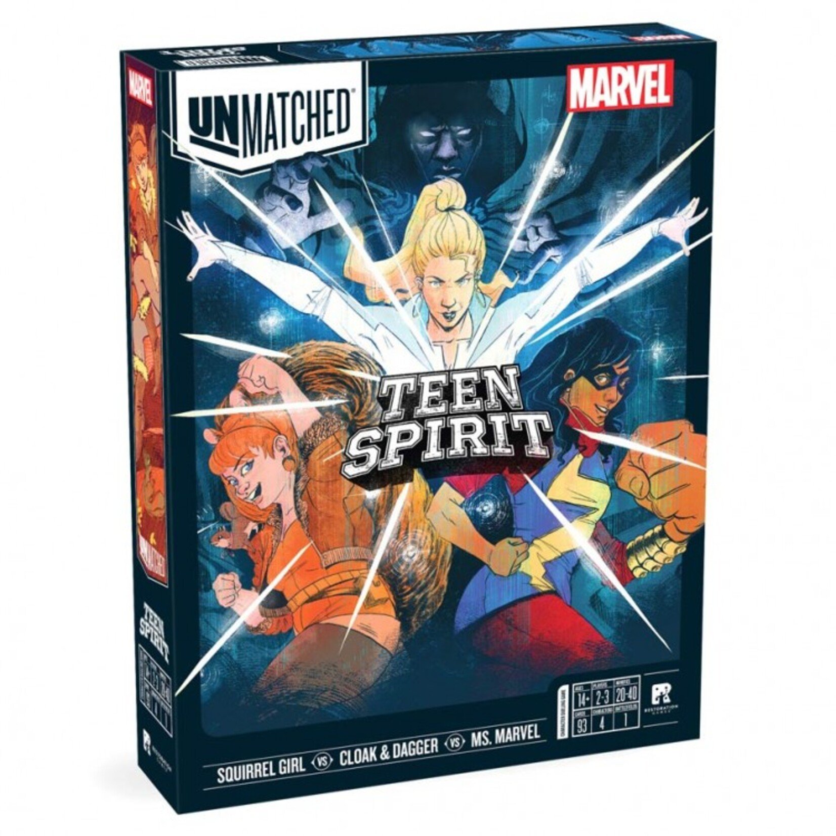 Restoration Games Unmatched Marvel Teen Spirit