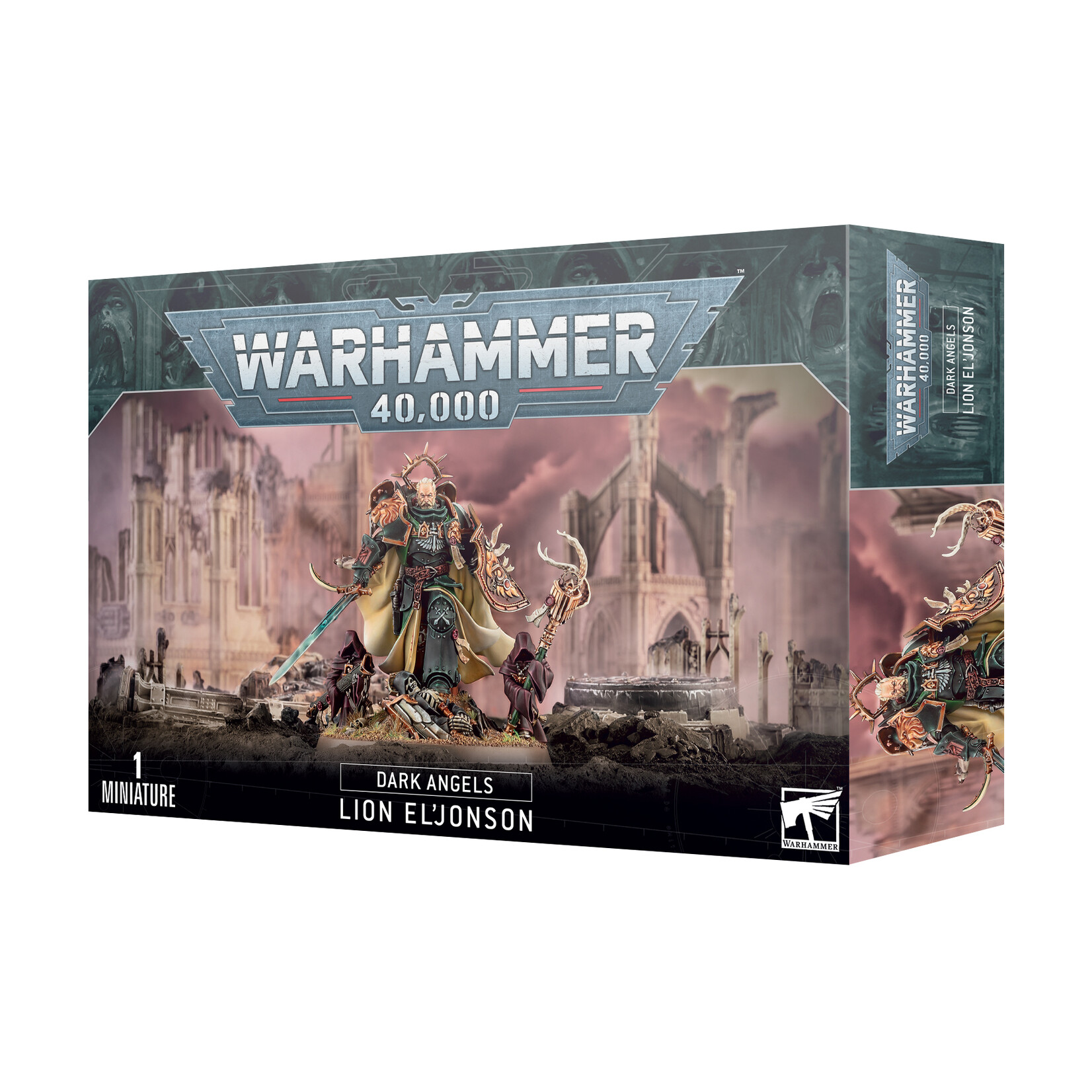 Games Workshop Warhammer 40k Space Marines Dark Angels Lion El'Johnson