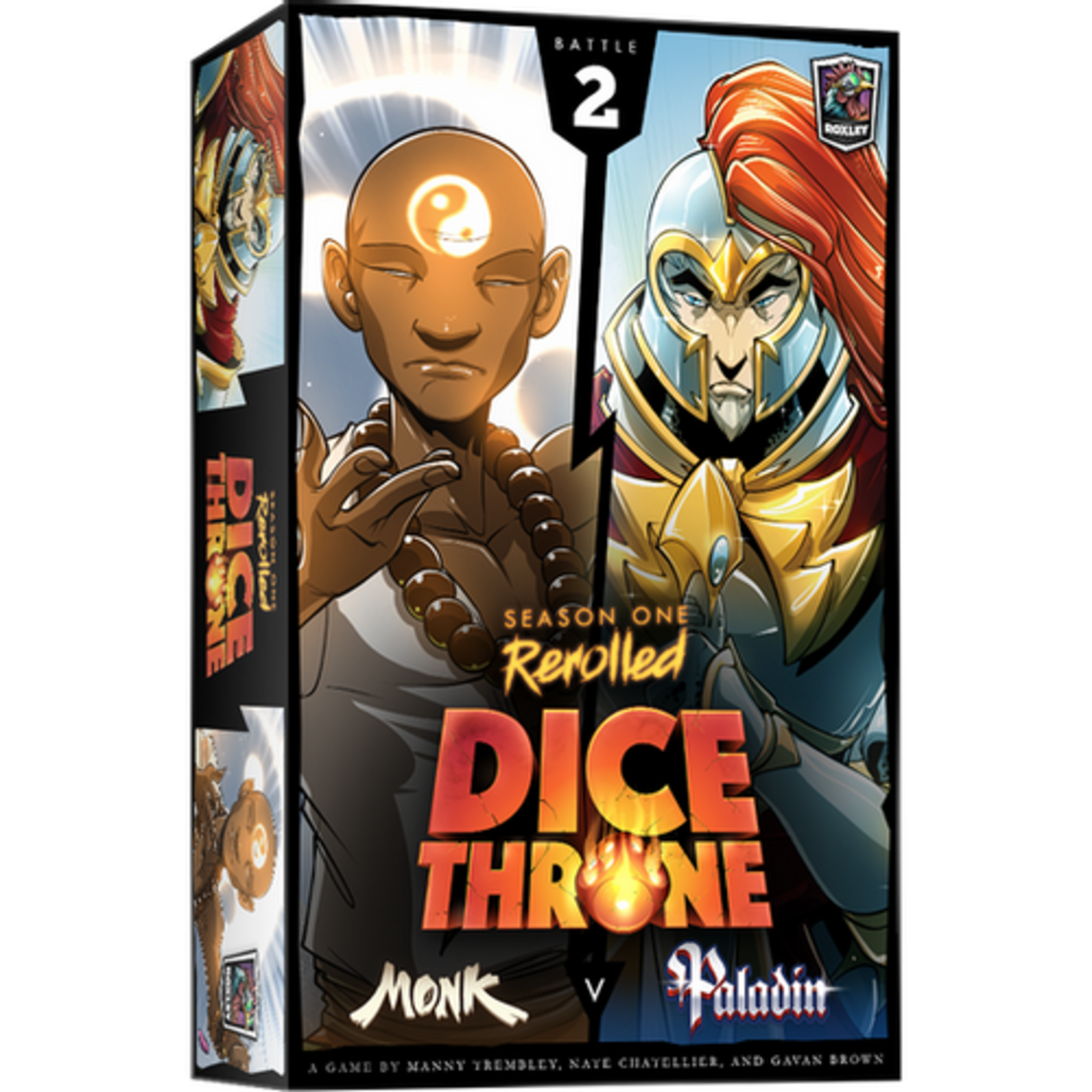 Roxley Games Dice Throne Season 1 RR - Monk vs. Paladin