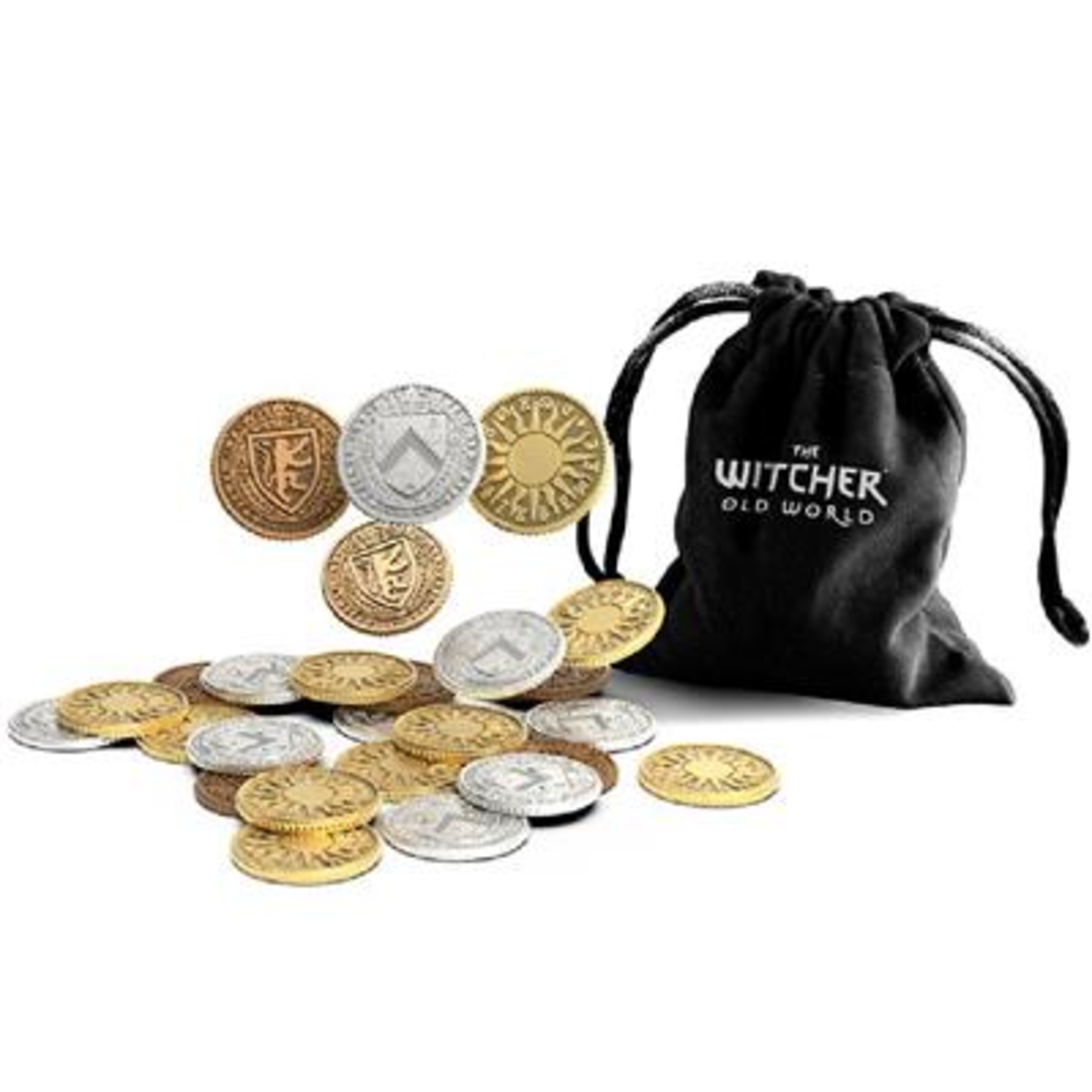 Go On Board Witcher the Old World Metal Coins Upgrade