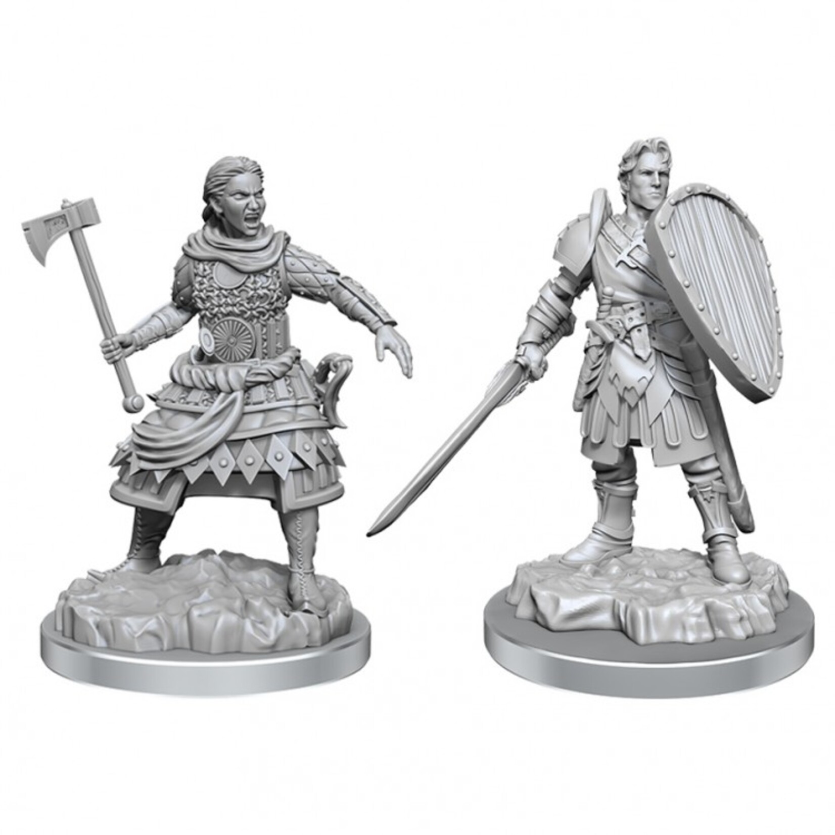 WizKids Dungeons and Dragons Nolzur's Marvelous Minis Human Fighters