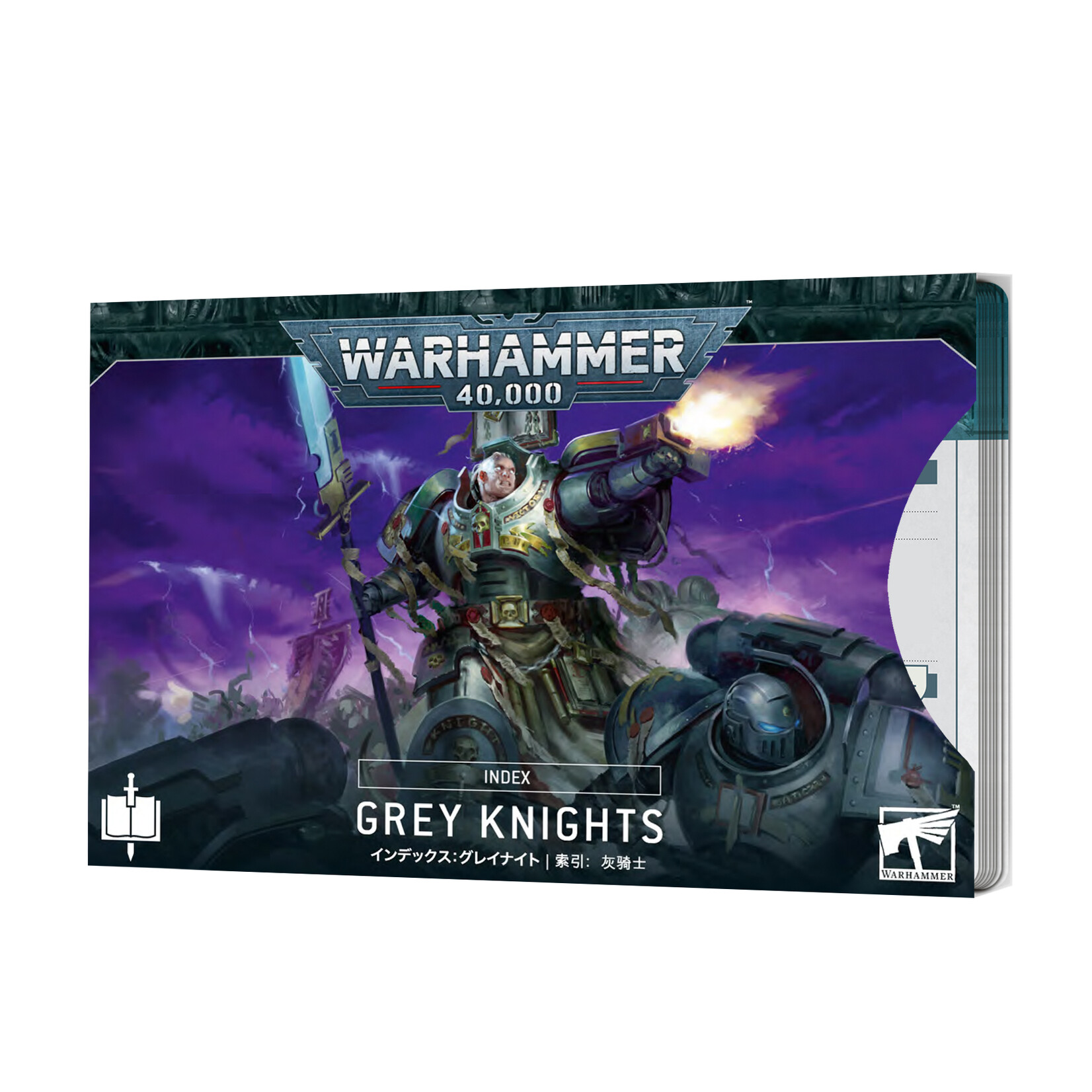 Games Workshop Warhammer 40k Index Cards 10E Space Marines Grey Knights