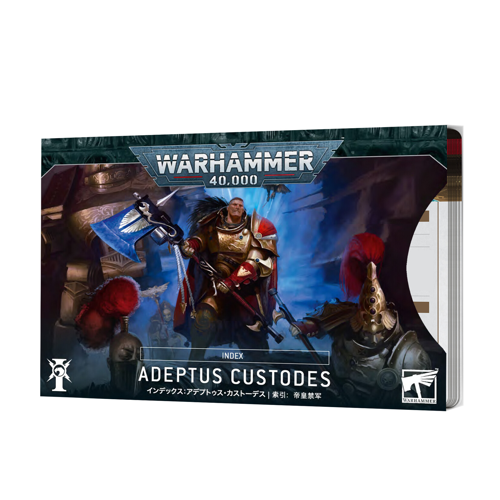 Games Workshop Warhammer 40k Index Cards 10E Imperium Adeptus Custodes
