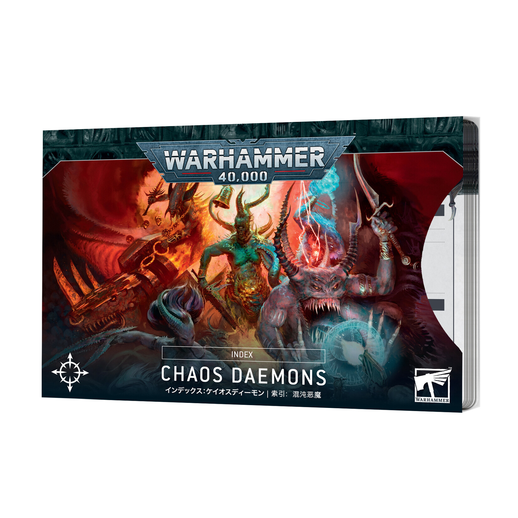 Games Workshop Warhammer 40k Index Cards 10E Chaos Daemons