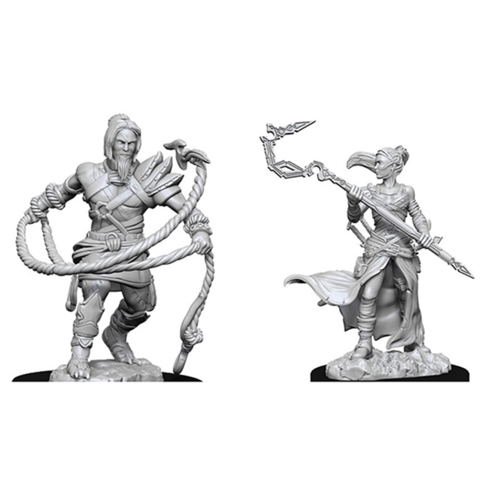 WizKids Magic the Gathering Unpainted Minis Stoneforge Mystic and Kor Hookmaster