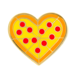 These Are Things Pizza My Heart Enamel Pin
