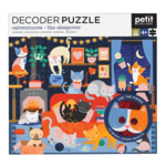 Petit Collage 100 pc Puzzle Catventures Decoder Puzzle