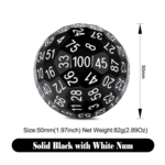 Dice Habit Dice Habit d100 Black