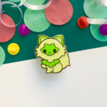 HeyyoJojo Pokemon Sprigatito Party Friend Enamel Pin
