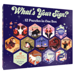 Galison 12 Puzzles in One Box What's Your Sign