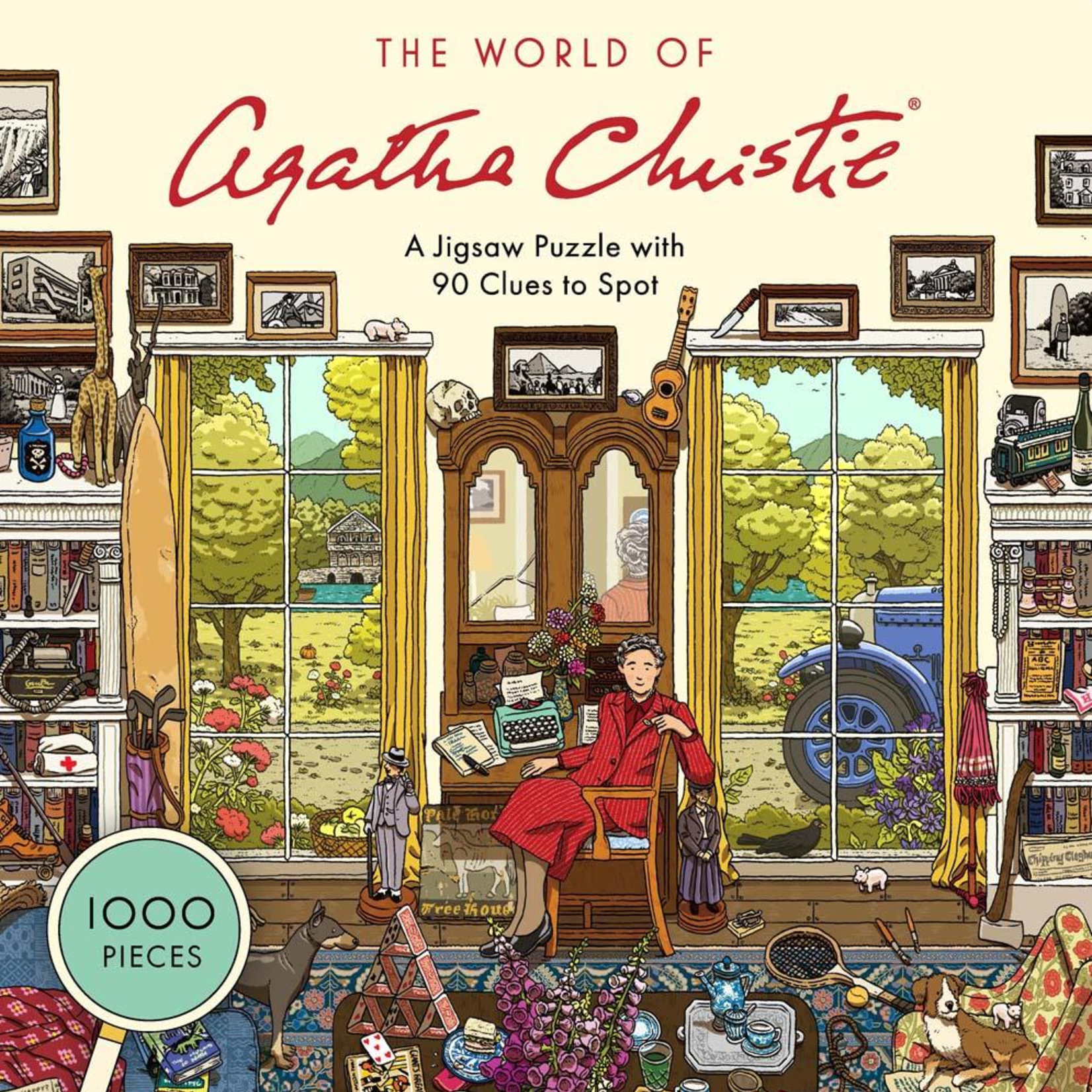 Laurence King Publishing 1000 pc Puzzle The World of Agatha Christie with 90 Clues to Spot