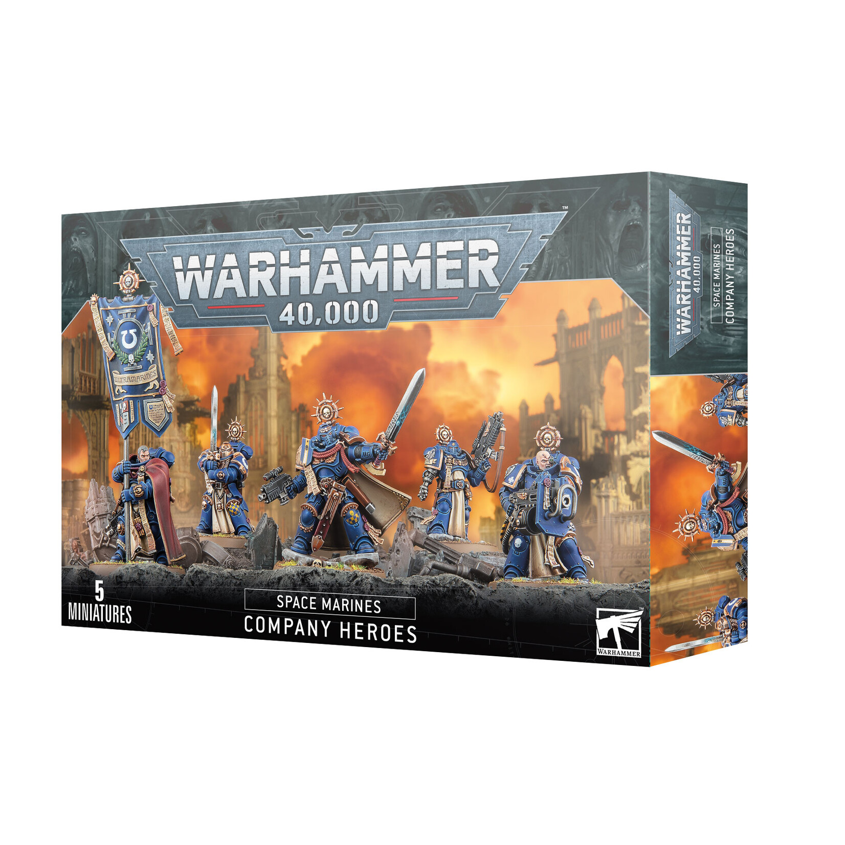 Games Workshop Warhammer 40k Space Marines Company Heroes