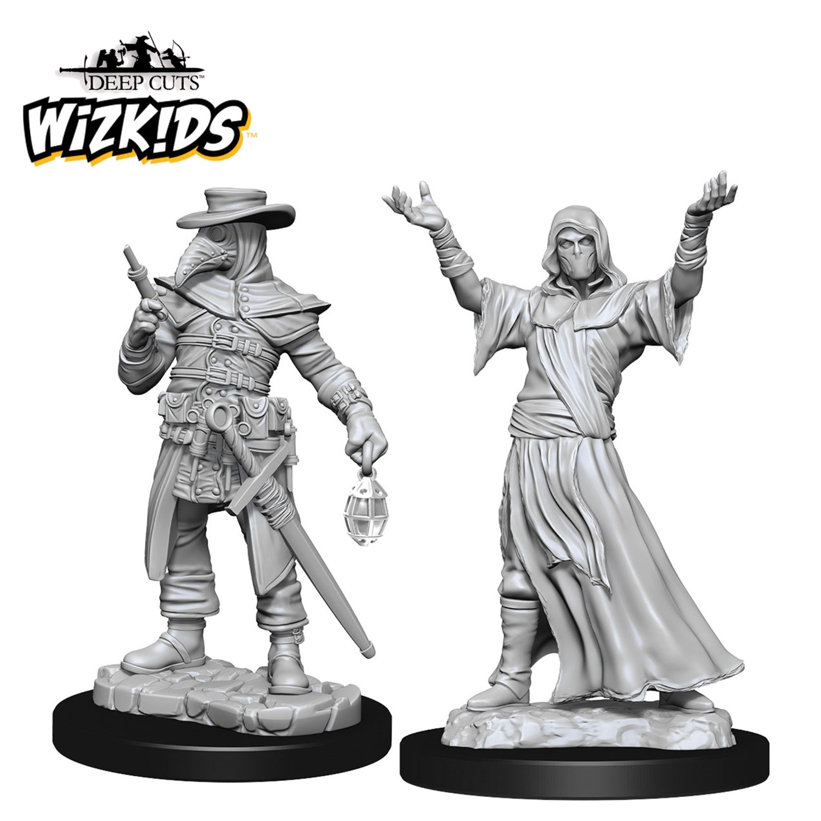 WizKids WizKids Deep Cuts Mini Plague Doctor and Cultist