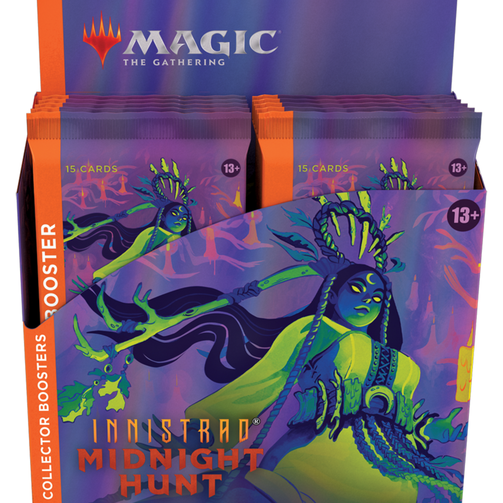 Wizards of the Coast Magic the Gathering Innistrad Midnight Hunt MID Collector Booster Box