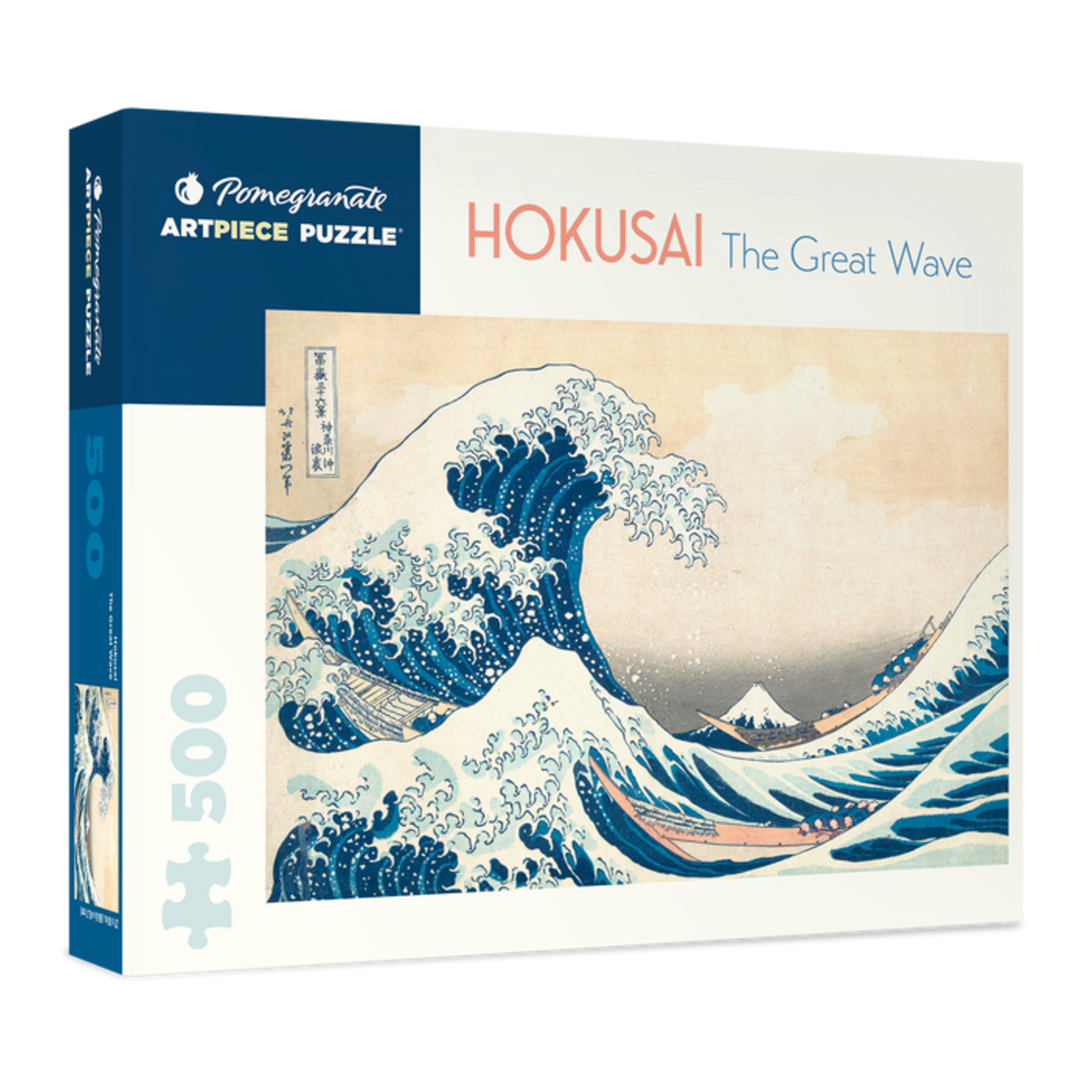 Pomegranate Communications 500 pc Puzzle Hokusai The Great Wave