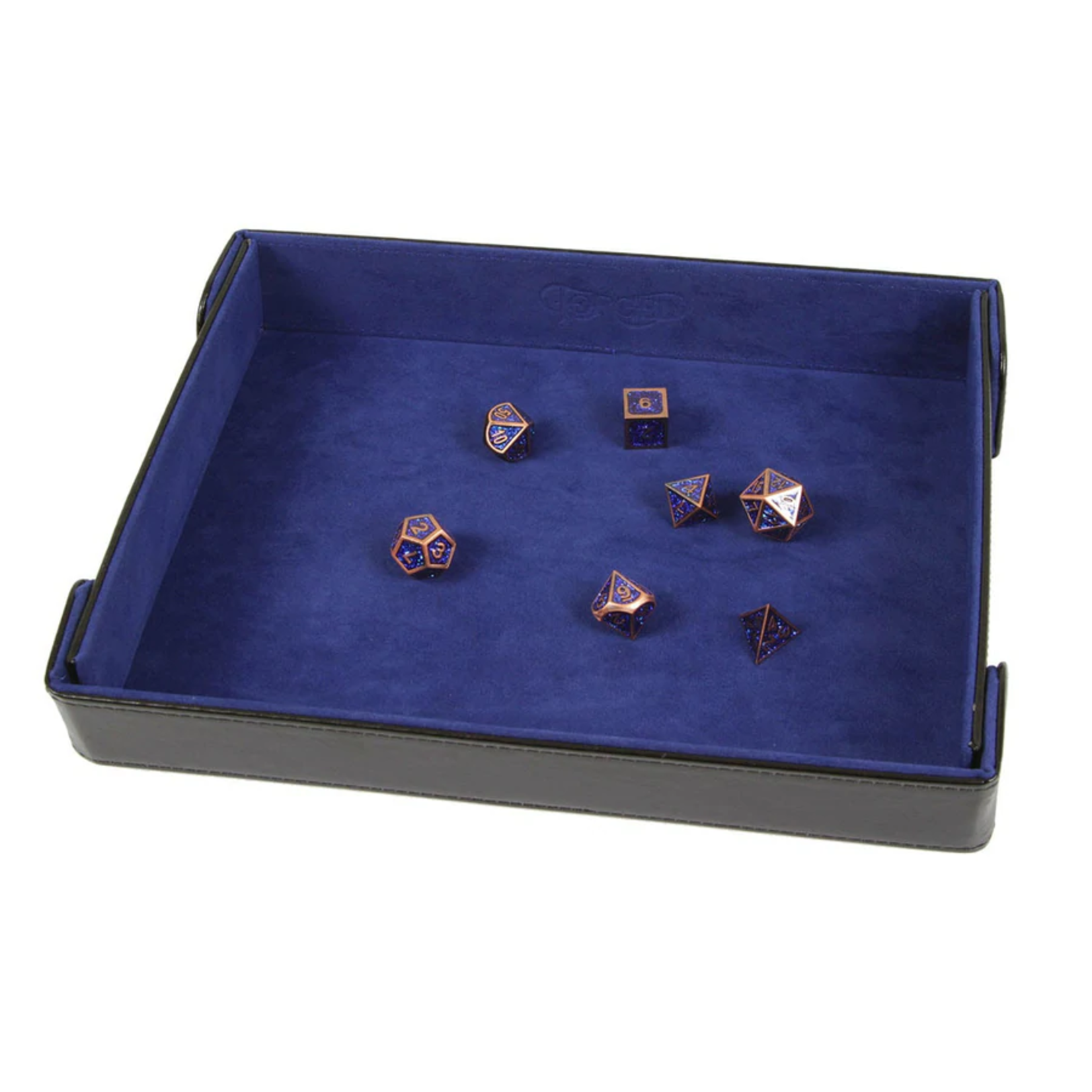 Forged Forged Rectangle Magnetic Folding Tray Blue